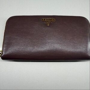 Prada Dark Brown Men's Leather Wallet